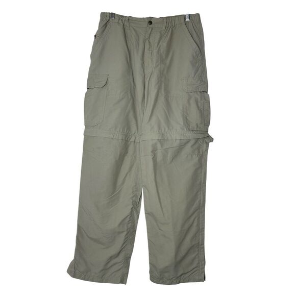 REI Pants Mens Large Tan  Hiking Climb Camp Fishing‎ Outdoors Cargo Packets - Picture 1 of 12
